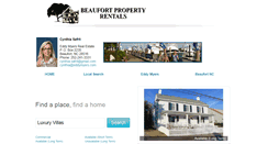 Desktop Screenshot of beaufortpropertyrentals.com